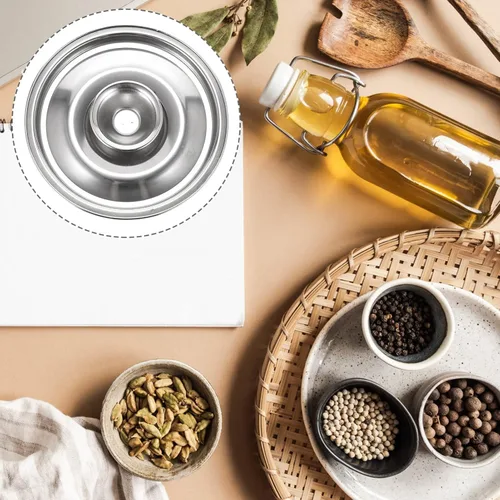Miniatura 7 de DOITOOL Tapa de sartén de acero inoxidable con tapa de acero inoxidable - Tapa universal pequeña de 3.9 pulgadas para ollas, tapa de mini sartén