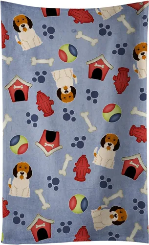 Miniatura 65 de Caroline's Treasures BB2654KTWL Dog House Collection Airedale - Toalla de cocina para invitados, toalla de baño decorativa para cara, té, paño