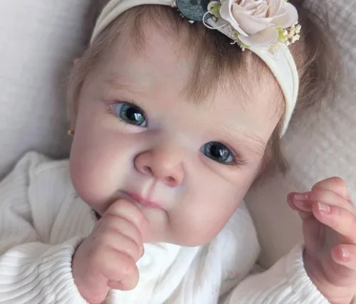 Miniatura 7 de Anano Muñeca Bebé Reborn de Cuerpo Completo de Vinilo de Silicona Suave, Bebés que Parecen Realistas como Bebé Reborn Niña, Muñecas de Bebé