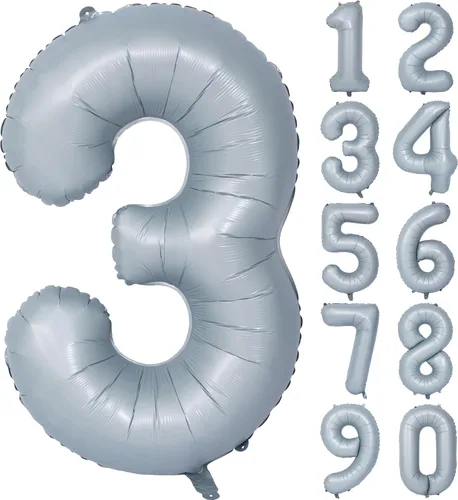 Miniatura 90 de Globos de helio de 40 pulgadas con dígitos dorados para fiesta de cumpleaños., Número 0, 40 pulgadas, número 0 oro 7