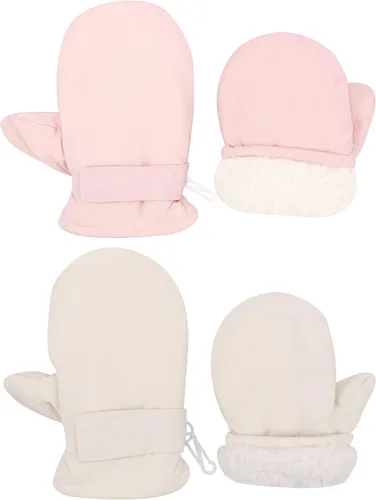 Miniatura 88 de Urban Virgin Guantes de invierno para bebés y niños pequeños, con forro polar, cálidos, impermeables, guantes de nieve para niños y niñas