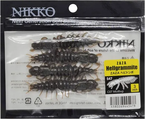 Miniatura 7 de NIKKO HELLGRAMMITE - Cebo flotante perfumado súper duradero de 3 pulgadas Natural