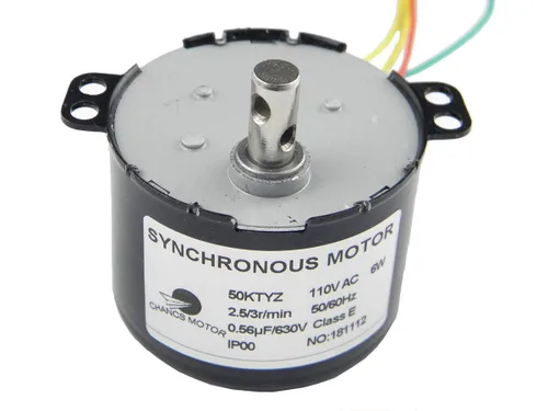 Miniatura 14 de CHANCS motor eléctrico síncrono de la CA 110V 1/1.2RPM del motor de baja velocidad 50KTYZ pequeño