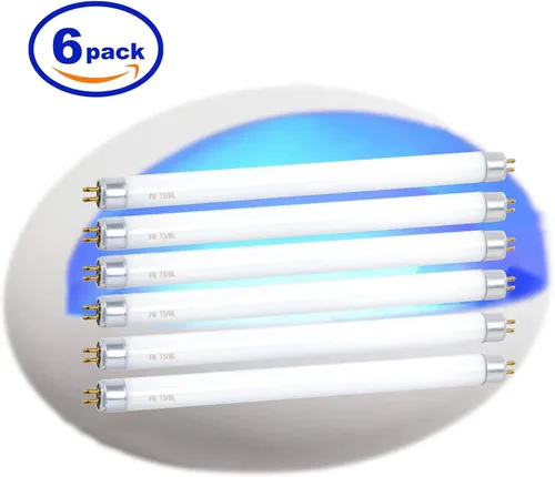 Miniatura 4 de Celiwace Paquete de 6 bombillas de repuesto UVA-BL T5 6W 32050 F6T5/BL Tubo de luz fluorescente de 6 vatios para DynaTrap DT2000XL, DT2000XLP
