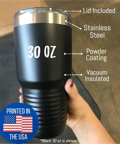 Miniatura 2 de In India Tumbler I'm A Big Deal Funny Gift For Indian Men Women Nation Pride Country Present Idea Quote Gag Joke Insulated Cup With Lid Black 30 Oz