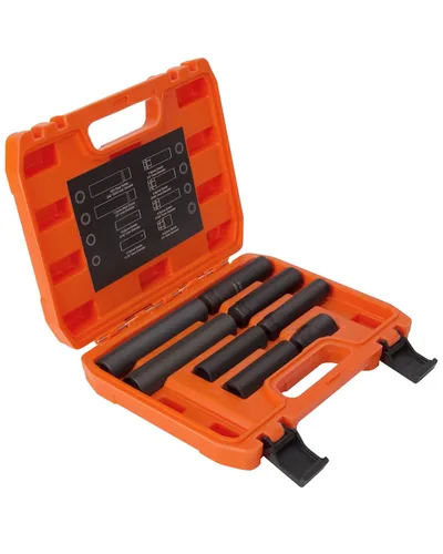 Miniatura 11 de Llave de Vaso Pequeña de 6 Puntas para Tuercas de Rueda, Herramienta Cuadrada de Impacto de 1/2 Pulgada – Remueve Fácilmente Pernos/Tuercas de Rueda