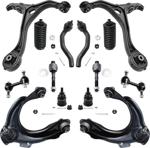 Miniatura 60 de Detroit Axle - Kit de suspensión frontal de 16 piezas para RWD Chrysler 300 Dodge Charger Challenger Magnum 6 brazos de control con rótulas 2