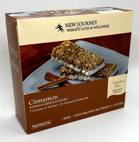 Miniatura 9 de New Journey Weight Loss & Wellness - Barra nutricional de alto contenido proteico (7 barras/caja)