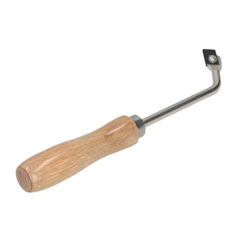 Miniatura 4 de Groover Beech, cuchillo ranurado de madera de acero para ranurado de madera para piso de plástico de PVC, cuarto de luna plana con moldura