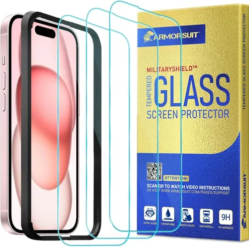 Miniatura 9 de ArmorSuit [Paquete de 2+2] para Google Pixel 6 [6.4 pulgadas] Protector de pantalla de vidrio templado + protector de lente de cámara compatible