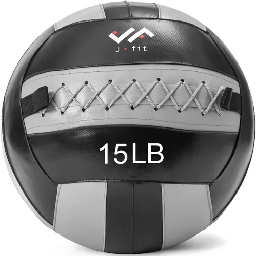 Miniatura 18 de JFit Wall Ball – Premium Soft Weighted Exercise Ball for Strength, Conditioning, Gym & Home Workouts, 4-30 LB