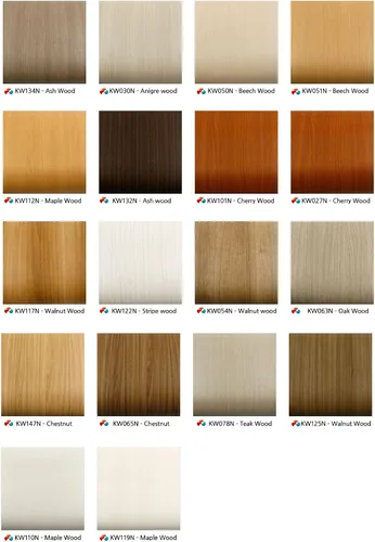 Miniatura 5 de ROSEROSA Papel tapiz autoadhesivo de madera de PVC para despegar y pegar, revestimiento de estante superior de encimera, color nogal