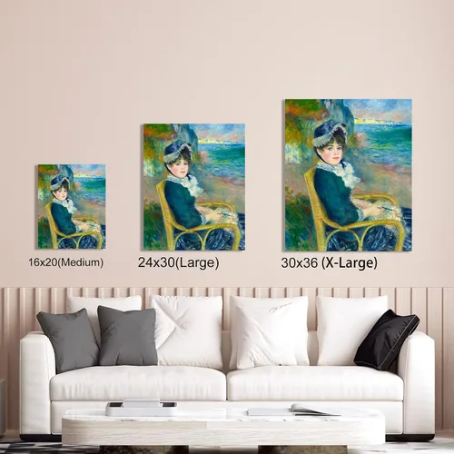 Miniatura 296 de A&T ARTWORK Campo de trigo con cipreses de Van Gogh Las reproducciones de arte clásico mundial, impresiones en lienzo giclée para decoración