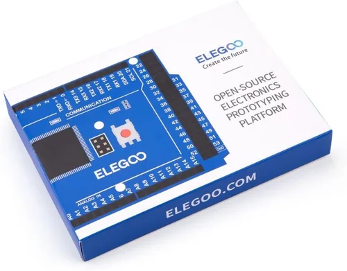 Miniatura 8 de ELEGOO MEGA R3 Placa ATmega 2560 + cable USB compatible con Arduino IDE Proyectos Cumplimiento RoHS Negro