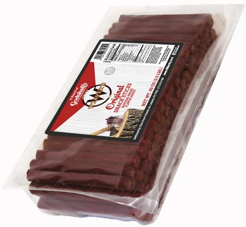 Miniatura 9 de Weaver's Palitos Habanero (80 palitos picantes de carne de res y pollo de 7 pulgadas por bolsa de 40 onzas)