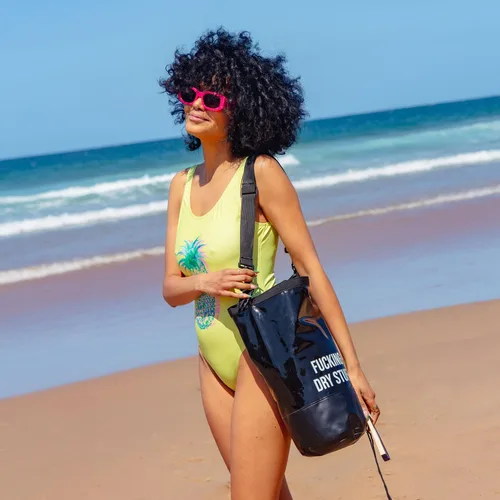 Miniatura 5 de Fisura Waterproof Dry Bag 5 Litres Blue Dry Bag with Roll Up Closure and Shoulder Strap. 29 x 41.5 cm