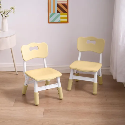 Miniatura 9 de GITAWUSA Silla ajustable para niños, silla infantil ajustable de 3 niveles de altura, sillas para niños y niñas de 2 a 8 años, juego de asiento
