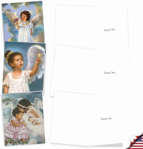 Miniatura 2 de The Best Card Company - 10 notas de agradecimiento en caja con sobres, varios artículos de papelería para decir gracias para hombres y mujeres