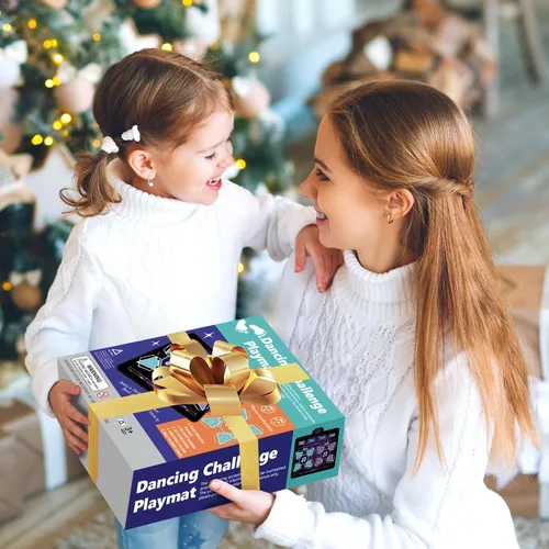 Miniatura 8 de Joyvalley Juguetes de Alfombra de Baile para Niños - Almohadilla de Baile para 2 Jugadores Regalos para Niñas Niños Pequeños de 3 4 5 6 7 8 9 + Años