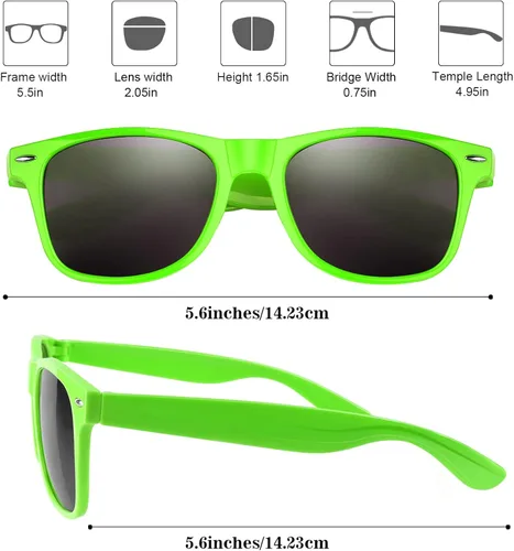 Miniatura 2 de FEPITO Paquete de 24 lentes de sol de fiesta a granel para regalos de fiesta de cumpleaños, rellenos de bolsas de golosinas para playa, piscina