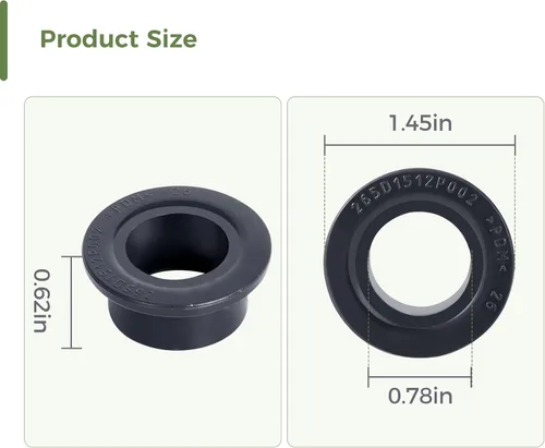 Miniatura 4 de Paquete de 2 ruedas para lavavajillas WD12X26146, estante inferior compatible con GE, rodillo inferior WD12X10435 265D1512P002 AP6989036 4959000