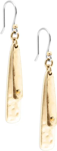 Miniatura 2 de lucky brand Pendientes de doble capa de dos tonos, Metal
