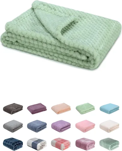 Miniatura 54 de Manta o manta mullida para bebé, suave, cálida y acogedora manta de vellón coral para niños pequeños, bebés o recién nacidos, para cuna, cochecito