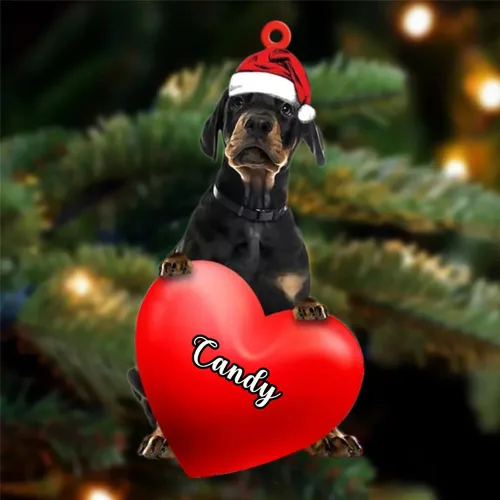 Miniatura 136 de Adornos de Navidad personalizados para perros, nombre personalizado, adorno de Malamute de Alaska, adornos acrílicos, regalos de Navidad, amantes