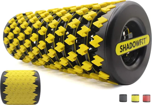 Miniatura 10 de Shadowfit - Rodillos de espuma ajustables para dolor muscular, tejidos, rodillos de masaje para un máximo alivio de la tensión, espuma de alta Rojo