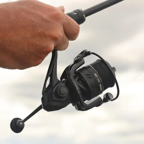 Miniatura 9 de HANDING Carrete giratorio M1, carretes de pesca de agua dulce giratorios, rodamientos de bolas 9+1, arrastre máximo de 26.5 libras, relación