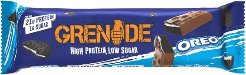Miniatura 2 de Grenade Barra Alta en Proteína, Baja en Azúcar, Sabor a Vainilla, 12 x 60 g - Oreo