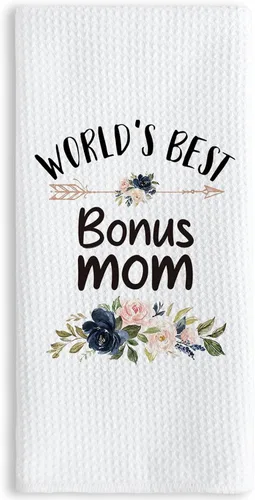 Miniatura 21 de TNUW Best Grandma - Toallas de cocina de 16 x 24 pulgadas, la mejor flor de Abuela del mundo, suave y absorbente, toalla de cocina, toallas de mano