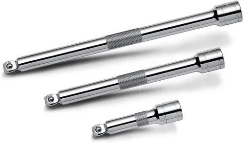 Miniatura 7 de Powerbuilt Juego de 3 barras de extensión de enchufe de 1/2 pulgada con punta oscilante, incluye 3 pulgadas, 5 pulgadas, 10 pulgadas de largo