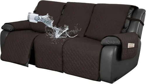 Miniatura 37 de Easy-Going Funda impermeable para sillón reclinable de gran tamaño con bolsillo, 1 funda de sofá reversible para sillón reclinable, protector