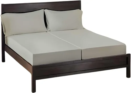 Miniatura 19 de SlumberWell Giza Sheets Twin - Sábanas de 100% algodón egipcio Giza - Juego de 4 piezas - Tamaño individual - Gris oscuro sólido