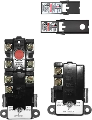 Miniatura 8 de EWH-05 Kit de ajuste del calentador de agua eléctrico, incluye dos elementos de calefacción de 4500 W/240 V, termostato superior, termostato