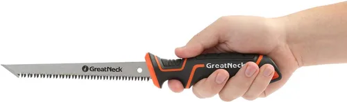 Miniatura 6 de GreatNeck 74026 Sierra Jab de Raspado, Cortador de Paneles de Yeso, Mango Ergonómico, 8 TPI