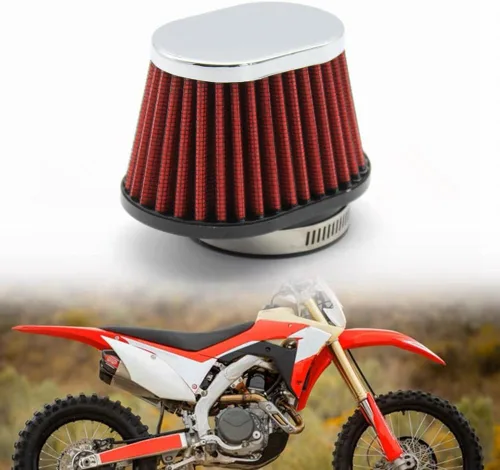 Miniatura 5 de Filtro de admisión de aire frío de 2", para Filtro de aire para motocicleta 51mm / 2" Filtro de aire de hongo - Negro