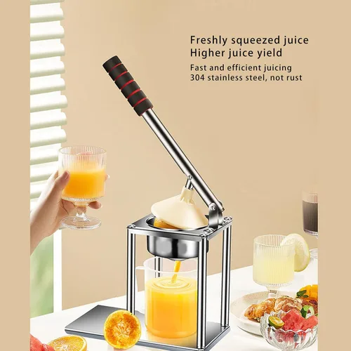 Miniatura 2 de Exprimidor manual, Comercial Naranja Exprimidor Exprimidor de Hierro Fundido, Acero Inoxidable de la Mano de la Prensa de Frutas Citrus Juicer Limón