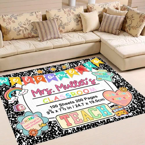 Miniatura 25 de Alfombras de aula para niños, alfombra colorida del alfabeto para dormitorio de niños, alfombra educativa para niños para sala de juegos, alfombra