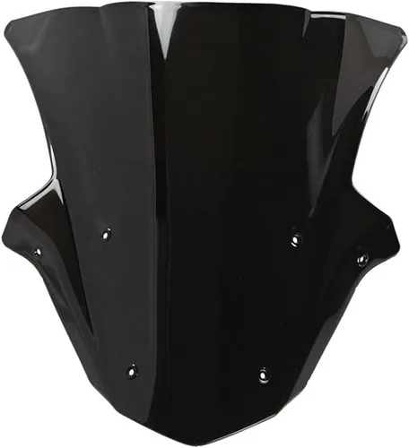 Parabrisas delantero ABS Platic apto para 2011-2015 Kawasaki ZX10R 2011 2012 2013 2014 2015 ZX-10R 11 12 13 14 15 pantalla deflector de viento negro