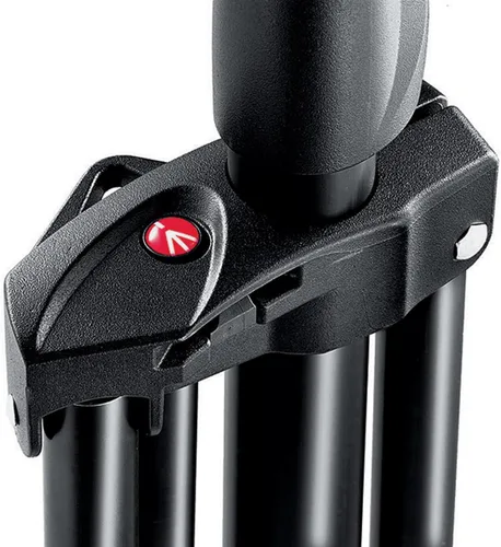 Miniatura 4 de Manfrotto 1005BAC Soporte de Luz Ranker de Aluminio con Amortiguación de Aire de 107" con 3 Secciones y 2 Elevadores, Negro