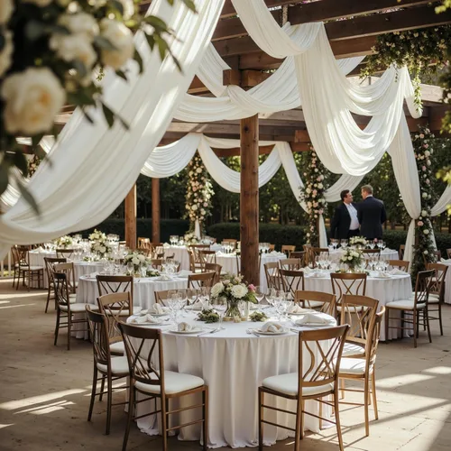 Miniatura 27 de 2 paneles de cortinas de techo beige de 5 x 30 pies para fiestas de boda – 30 pies extra largas de poliéster grueso sin arrugas, decoración
