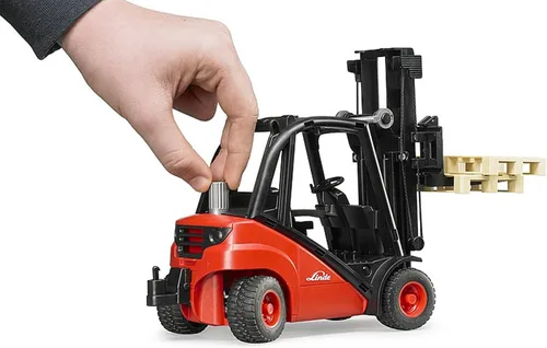 Miniatura 2 de Horquilla de elevación con pallet Bruder Toys Linde H30D