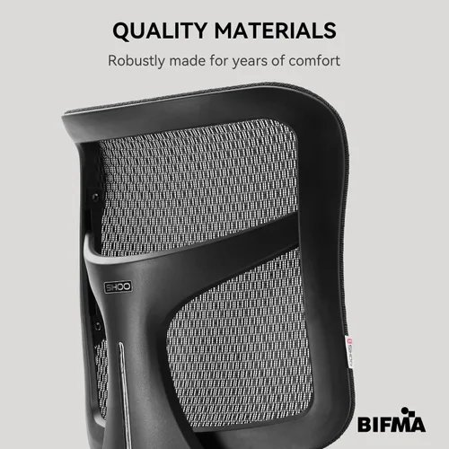 Miniatura 9 de SIHOO Doro S100 Ergonomic Office Chair - Dual Dynamic Lumbar Support, 4D Coordinated Armrests, 5-Level Adjustable Backrest, Recline Angle 135-degree