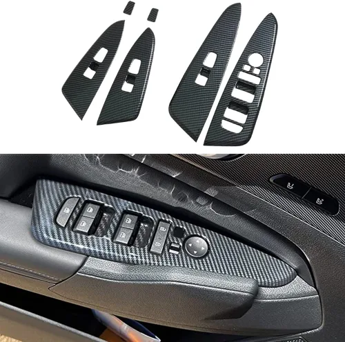 Miniatura 9 de AOKIO Compatible con accesorios Kia Sportage 2023 2024 2025 Cubierta de panel de palanca de cambios de consola central
