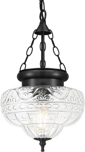Miniatura 9 de Lámparas colgantes de latón antiguo cepillado para isla de cocina, accesorios de iluminación de altura ajustable, lámpara colgante vintage con Dorado