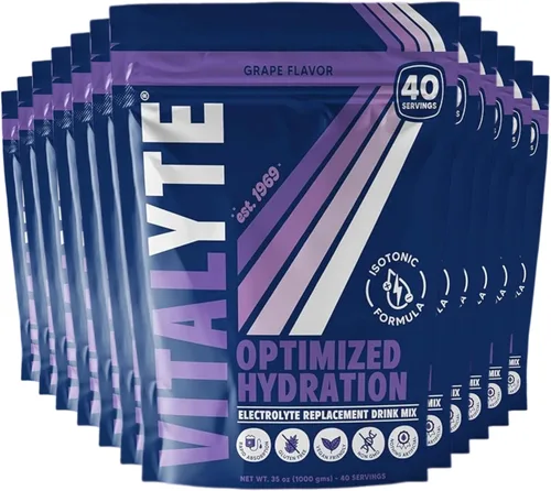 Miniatura 13 de Vitalyte Mezcla de bebida en polvo de electrolitos, mezcla de hidratación de electrolitos isotónicos, paquete a granel