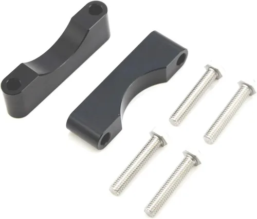 Miniatura 3 de Kit de soporte para guardabarros delantero negro compatible con guardabarros de 21 pulgadas, 23 pulgadas, 26 pulgadas, compatible con modelos Harley