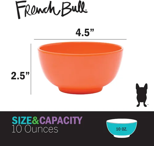 Miniatura 3 de French Bull Mini Cuencos de Melamina, Juego de 6 Piezas, Cuenco Pequeño para Servir – Aperitivos, Condimentos, Salsas, Postres, Helado – A Prueba